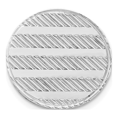 Men's Sterling Silver Rhodium-Plated Tie Tac