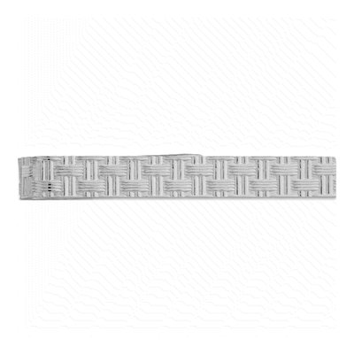 Men's Sterling Silver Rhodium-Plated Tie Bar