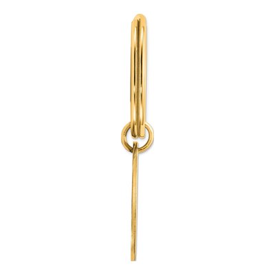 Gold-Plated Sterling Silver Key Ring – view 2