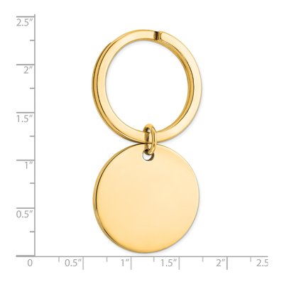 Gold-Plated Sterling Silver Key Ring – view 3