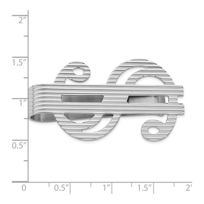 Sterling Silver Dollar Sign Money Clip for Men – view 3
