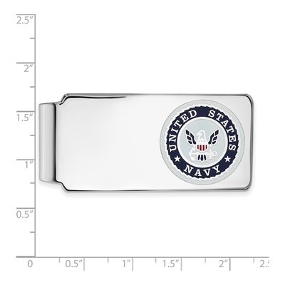 U.S. Navy Sterling Silver Money Clip – view 3