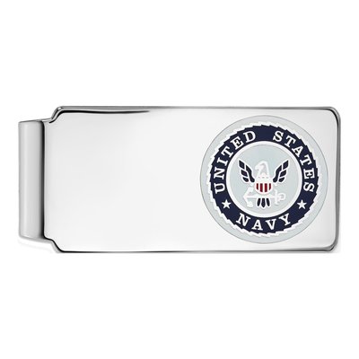 U.S. Navy Sterling Silver Money Clip