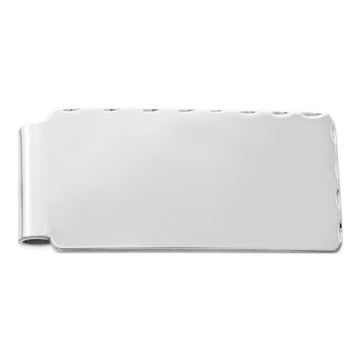 Sterling Silver Rhodium-Plated Money Clip