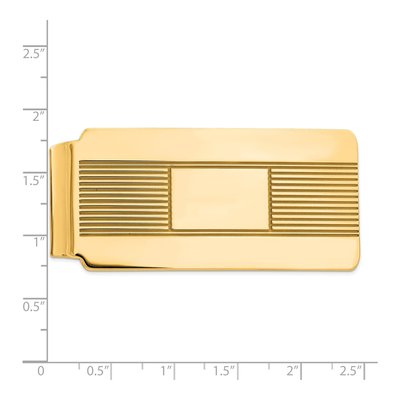 Sterling Silver Gold-Plated Money Clip – view 2