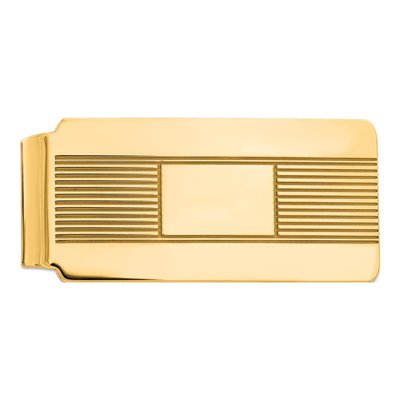 Sterling Silver Gold-Plated Money Clip