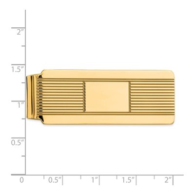 Sterling Silver Gold-Plated Money Clip – view 2