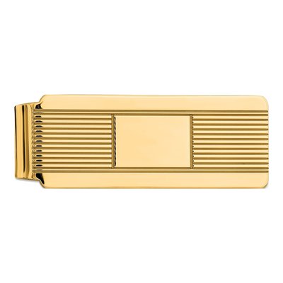 Sterling Silver Gold-Plated Money Clip