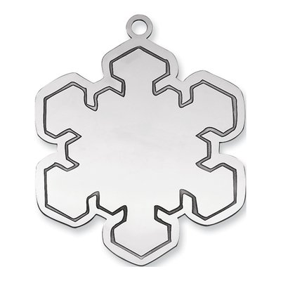 Sterling Silver Snowflake Ornament