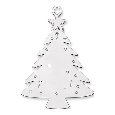Sterling Silver Christmas Tree Ornament