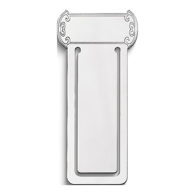 Sterling Silver Engravable Blank Bookmark Gift