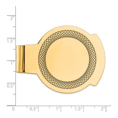 Sterling Silver Gold-Plated Money Clip – view 2