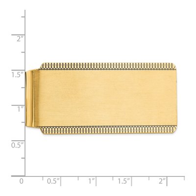 Sterling Silver Gold-Plated Money Clip – view 2