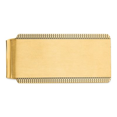 Sterling Silver Gold-Plated Money Clip