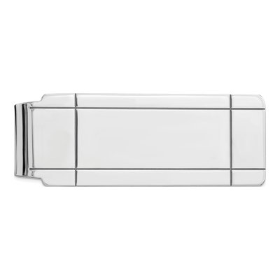 Sterling Silver Rhodium-Plated Money Clip