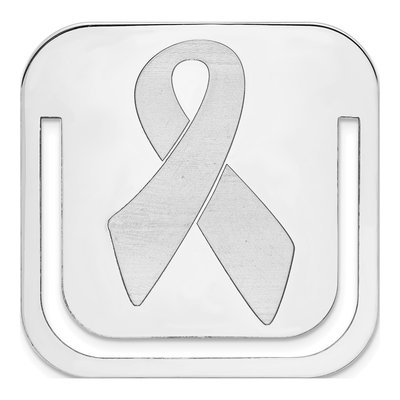 Sterling Silver Awareness Bookmark, Engravable