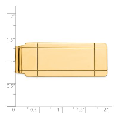 Sterling Silver Gold-Plated Money Clip – view 2