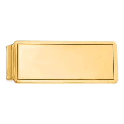 Sterling Silver Gold-Plated Money Clip