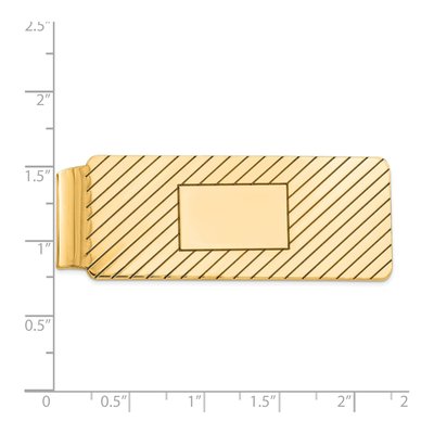 Sterling Silver Gold-Plated Money Clip – view 2