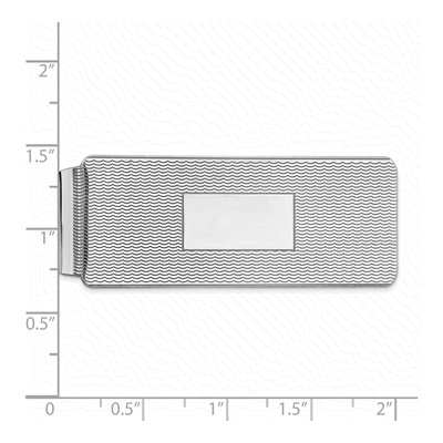 Men's Sterling Silver Rhodium-Plated Money Clip – view 3