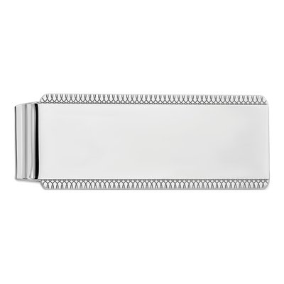 Sterling Silver Satin Money Clip