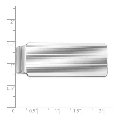 Sterling Silver Rhodium-Plated Money Clip – view 3