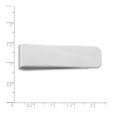 Men's Sterling Silver Rhodium-Plated Money Clip – view 4