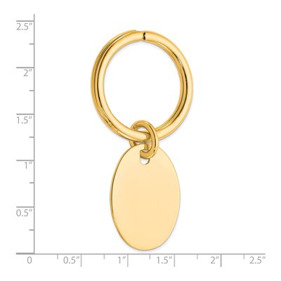 Sterling Silver Gold-Plated Key Chain – view 3
