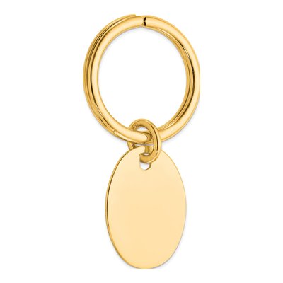 Sterling Silver Gold-Plated Key Chain