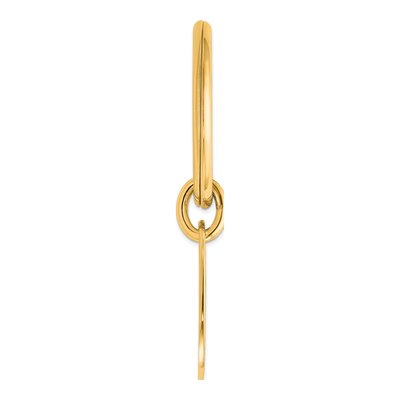 Sterling Silver Gold-Plated Key Chain – view 2