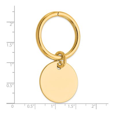 Sterling Silver Gold-Plated Key Chain – view 3