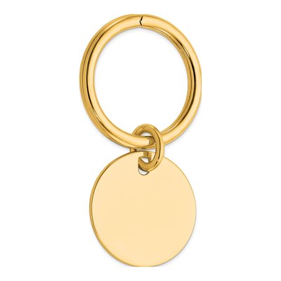 Sterling Silver Gold-Plated Key Chain