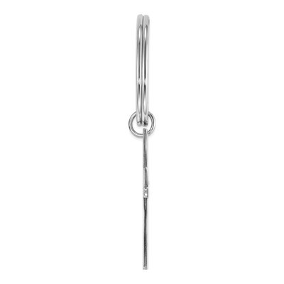 Sterling Silver Jesus Cross Key Ring – view 3