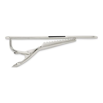 Men's Sterling Silver Onyx Tie Bar – view 3