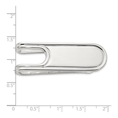 Men's Sterling Silver Rhodium-Plated Money Clip – view 4