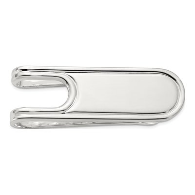 Men's Sterling Silver Rhodium-Plated Money Clip