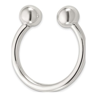 Sterling Silver Screw-off Ball Key Chain