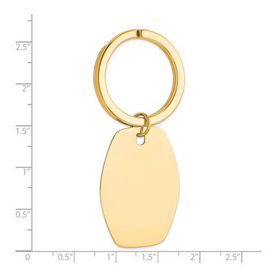 Sterling Silver Gold-Plated Key Chain – view 3
