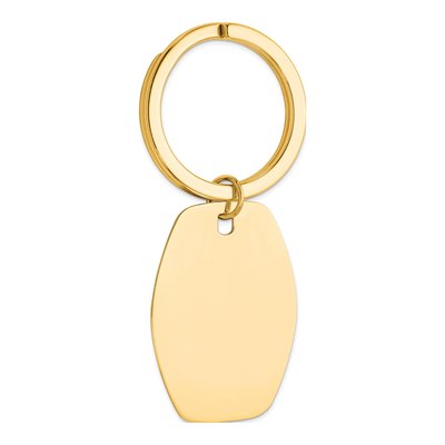 Sterling Silver Gold-Plated Key Chain