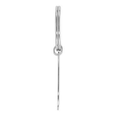 Sterling Silver Rhodium-Plated Key Chain – view 3