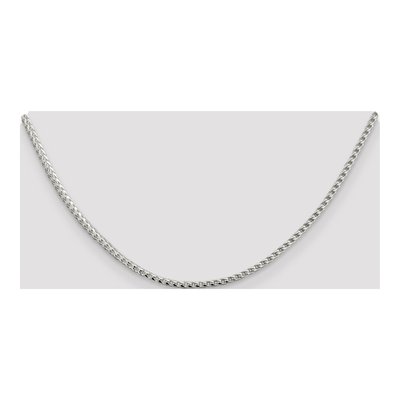 Sterling Silver 2.55mm Diamond-Cut Square Franco Chain – view 4