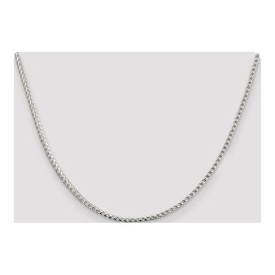 Sterling Silver 2.55mm Diamond-Cut Square Franco Chain – view 4