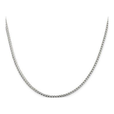 Sterling Silver 2.55mm Diamond-Cut Square Franco Chain – view 2