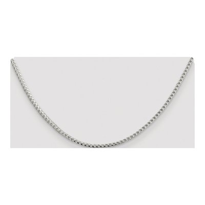 Sterling Silver 2.55mm Diamond-Cut Square Franco Chain – view 4