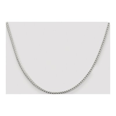 Sterling Silver 2.55mm Diamond-Cut Square Franco Chain – view 4