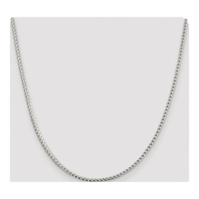 Sterling Silver 2.55mm Diamond-Cut Square Franco Chain – view 4