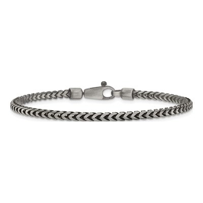 Sterling Silver Franco Chain Bracelet, 8in – view 3