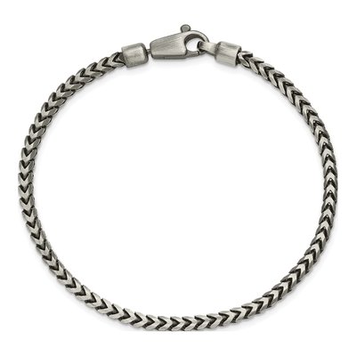 Sterling Silver Franco Chain Bracelet, 8in – view 4