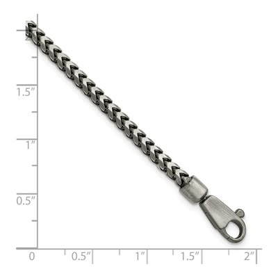 Sterling Silver Franco Chain Bracelet, 8in – view 5