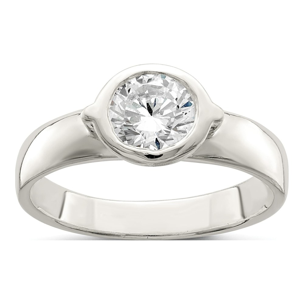 Sterling Silver Cz Ring